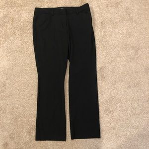 Black Express Editor Barely Boot dress pants